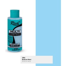 Mbb E-Ticaret Rıch Multi Akrilik Boya 2184 Bodrum Mavi 120 cc