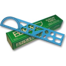 Mbb E-Ticaret Yıldızlar 30 Cm. Geometrik Şablon Cetvel KOD.006-(***6 Adet***)