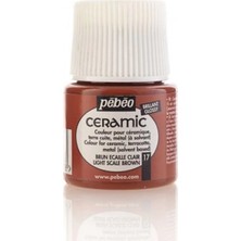 Mbb E-Ticaret Pebeo 025/17 Seramik Boyası 45ML Lıght Scle Brown