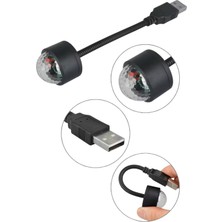 Emt Pazarlama® USB Sese Duyarlı 8 Farklı Mod Işıklı LED Atmosfer Işığı – Ambiyans Aydınlatması