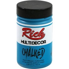 Mbb E-Ticaret Rıch Chalked Akr. Boya 100 cc 4558 Turkuaz