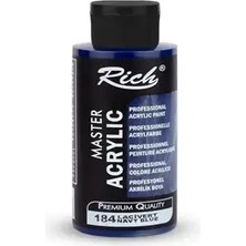 Mbb E-Ticaret Rich Master 2833 Akrilik Boya Lacivert 120CC-(***3 Adet***)