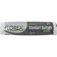 Mbb E-Ticaret Florex Çöp Torbası Standart Battal Siyah 10 Lu ÇT520S-(***3 Adet***)