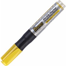 Mbb E-Ticaret Brons Akrilik Marker Kalem Sarı BR-4010-(***12 Adet***)
