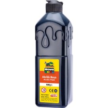 Mbb E-Ticaret Nova Color NC-386 Akrilik Boya 500 gr Siyah *24