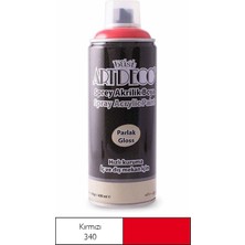 Mbb E-Ticaret Artdeco Sprey Akrilik Boya 400 ml Kırmızı 340