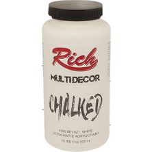 Mbb E-Ticaret Rıch Chalked Akr. Boya 500 cc Beyaz 03697