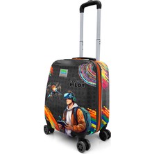 Mbb E-Ticaret Yaygan 16796 Coral Hıgh Mini Valiz Desenli