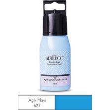 Mbb E-Ticaret Artdeco Y-042C-627 Boyutlu Boya 60 ml Açık Mavi