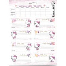 Mbb E-Ticaret Keskin Hello Kitty Ders Programlı 3 Lü Etiket 50 Li ^
