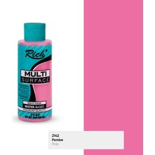 Mbb E-Ticaret Rıch Multi Akrilik Boya 2142 Pembe 120 cc