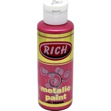 Mbb E-Ticaret Rıch 0761 Metalik Akrilik Boya 03979 Pembe 120 cc