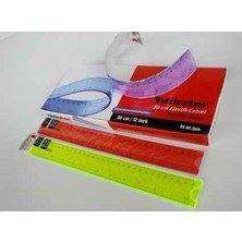 Mbb E-Ticaret Yıldızlar 30 Cm. Elastik Cetvel KOD.146-(***12 Adet***)