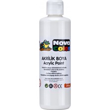 Mbb E-Ticaret Nova Color Akrilik Boya Beyaz Şişe NC-173