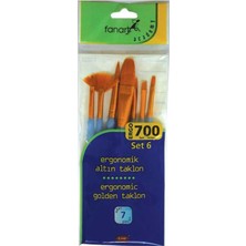 Mbb E-Ticaret Fanart Academy Ergo 700 Serisi Fırça Set:6 7 Li 7700E.S6