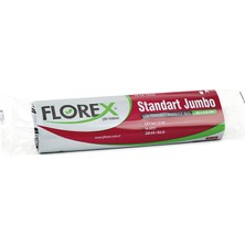 Mbb E-Ticaret Florex Çöp Torbası Standart Jumbo Siyah 10 Lu  ÇT511S-(***9 Adet***)