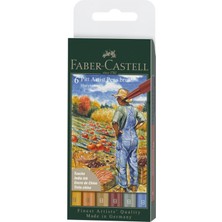 Mbb E-Ticaret Faber Pıtt Artist Pen Fırça Uçlu Çizim Kalemi 6 Lı Sonbahar 1671790
