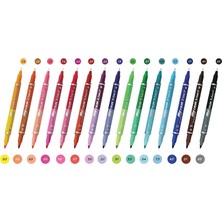 Mbb E-Ticaret Donga My Color 2 Çift Taraflı Keçeli Kalem Renkli-(***12 Adet***)