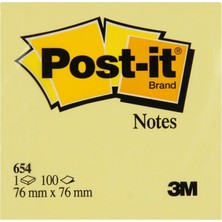 Mbb E-Ticaret 3m 654 76X76 Postit Sarı 100 Yp