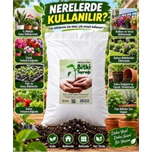 Nexvoria Bitki Toprağı 20 Litre – Kullanıma Hazır Saksı, Çiçek, Sebze ve Fide Toprağı