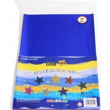 Mbb E-Ticaret Lıno 3814-P Simli Elişi Kağıdı 23X33 10 Lu-(***6 Adet***)