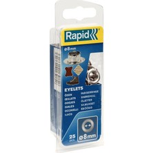 Mbb E-Ticaret Rapid 5000411 Kuşgözü Delik Halka 8mm 25 Adet