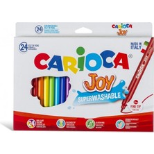 Mbb E-Ticaret Carıoca Joy 24 Renk Yıkanabilir Keçeli Kalem 40615