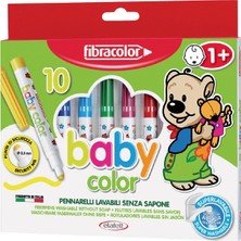 Mbb E-Ticaret Fibracolor Baby Color 10 Renk Keçeli Kalem