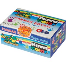 Mbb E-Ticaret Nova Color Parmak Boyası 6 Renk NC-138-(***6 Adet***)