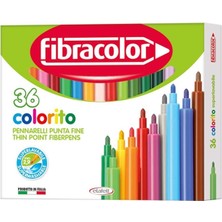 Mbb E-Ticaret Fibracolor Colorito 36 Renk Keçeli Kalem
