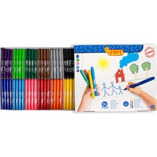 Mbb E-Ticaret Jovi 1799 Maxi Keçeli Kalem 12 Renk 96 Lı Kutu