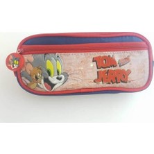 Mbb E-Ticaret Dolphın TJ-5563 Tom ve Jerry Kalem Çantası-(***12 Adet***)