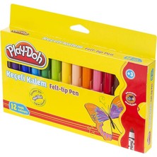 Mbb E-Ticaret Play-Doh 12 Renk Keçeli Kalem 8 mm KE008