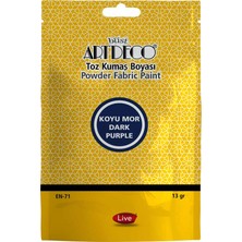 Mbb E-Ticaret Artdeco Toz Kumaş Boyası 13 Gr. Mor 1121-(***1 Adet***)