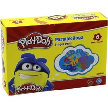 Mbb E-Ticaret Play-Doh 6 Renk Parmak Boyası 30 ml PR001
