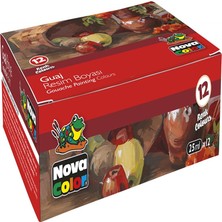 Mbb E-Ticaret Nova Color 12 Renk Guaj Boya Şişe  NC-461
