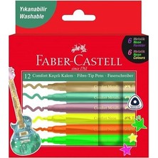 Mbb E-Ticaret Faber Comfort Keçeli Kalem Metalik+Neon 12 Li 681551320