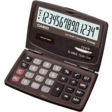 Mbb E-Ticaret Casıo SL-240LB-W Cep Tipi Hesap Makinesi 14 Hane