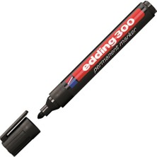 Mbb E-Ticaret Edding 300 Siyah Permanent Marker Kalem-(***1 Adet***)