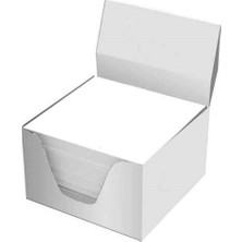 Mbb E-Ticaret Elma Küp Blok Kutulu Beyaz 8x8-(***12 Adet***)