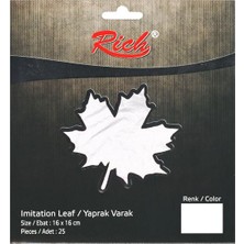 Mbb E-Ticaret Rıch 025-002 Yaprak Varak Gümüş 04633