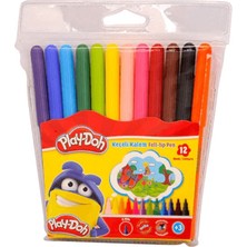 Mbb E-Ticaret Play-Doh 12 Renk Keçeli Kalem 2 mm KE005
