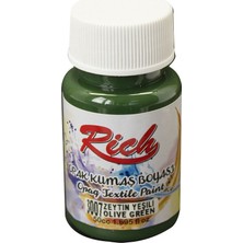 Mbb E-Ticaret Rıch Akrilik Kumaş Boyası 01921 Zeytin Yeşil 50 Cc.