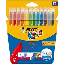 mbb e-ticaret bic kıds couleur 12 renk keçeli boya 9202937 (özel )