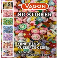 Mbb E-Ticaret Vagon 3027 Yapışkanlı Plastik Mini Aksesuar 200'LÜ