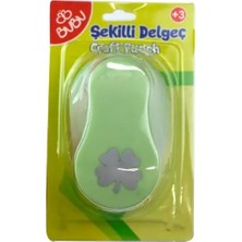 Mbb E-Ticaret Bu-Bu Şekilli Eva ve Kağıt Delgeç Yonca DE0014