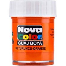 Mbb E-Ticaret Nova Color Guaj Boya Turuncu Şişe NC-110