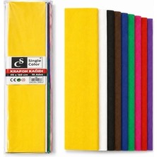 Mbb E-Ticaret Single Color 50X150 Karışık Krapon Kağıdı 10'lu-(***6 Adet***)