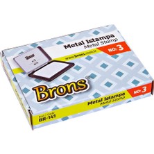 Mbb E-Ticaret Brons BR-141 No:3 Metal Istampa 12'li *12
