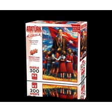 Mbb E-Ticaret Ks 19254 Ata ve Çocuklar  300 Parça Puzzle